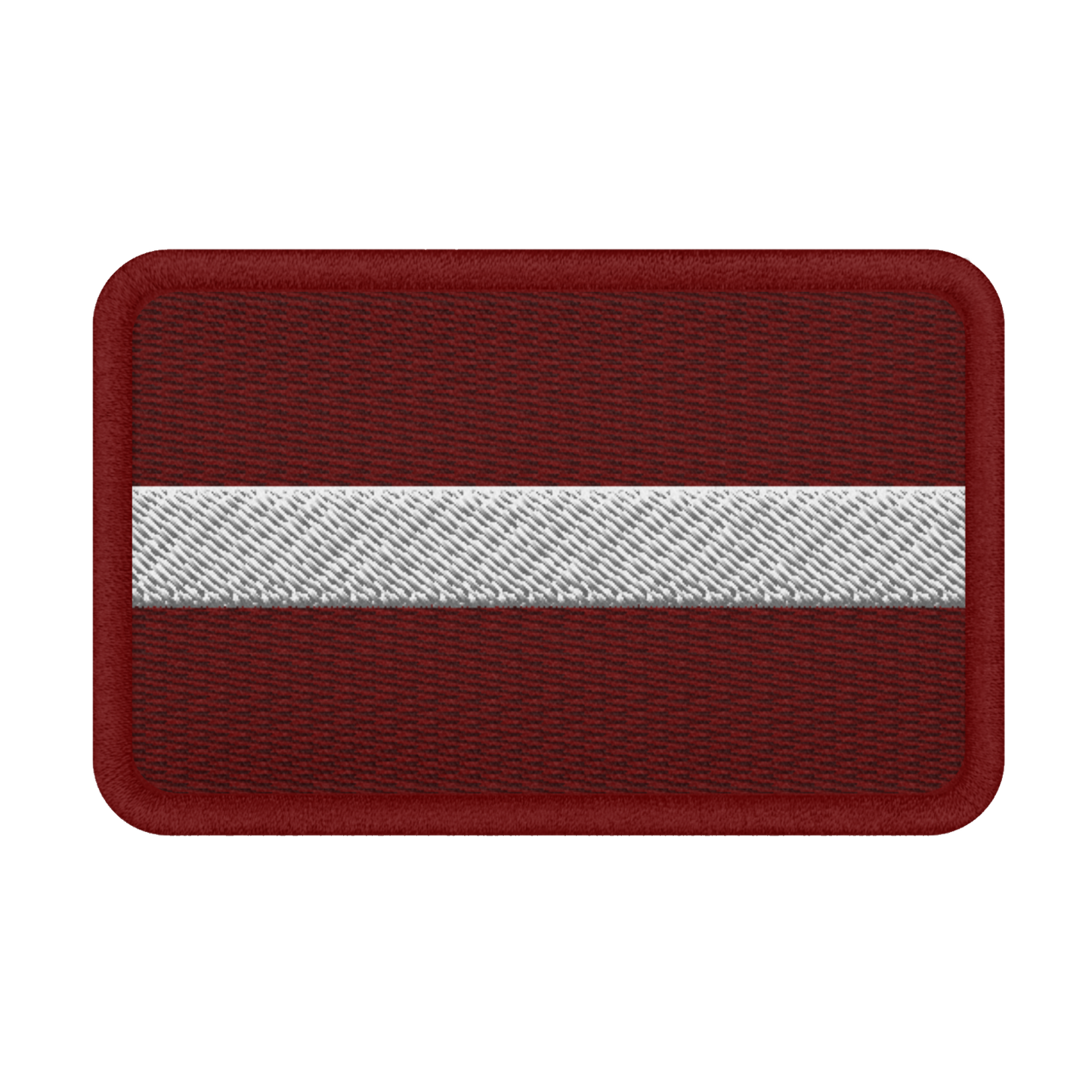 Flag of Latvia / Embroidered Patch