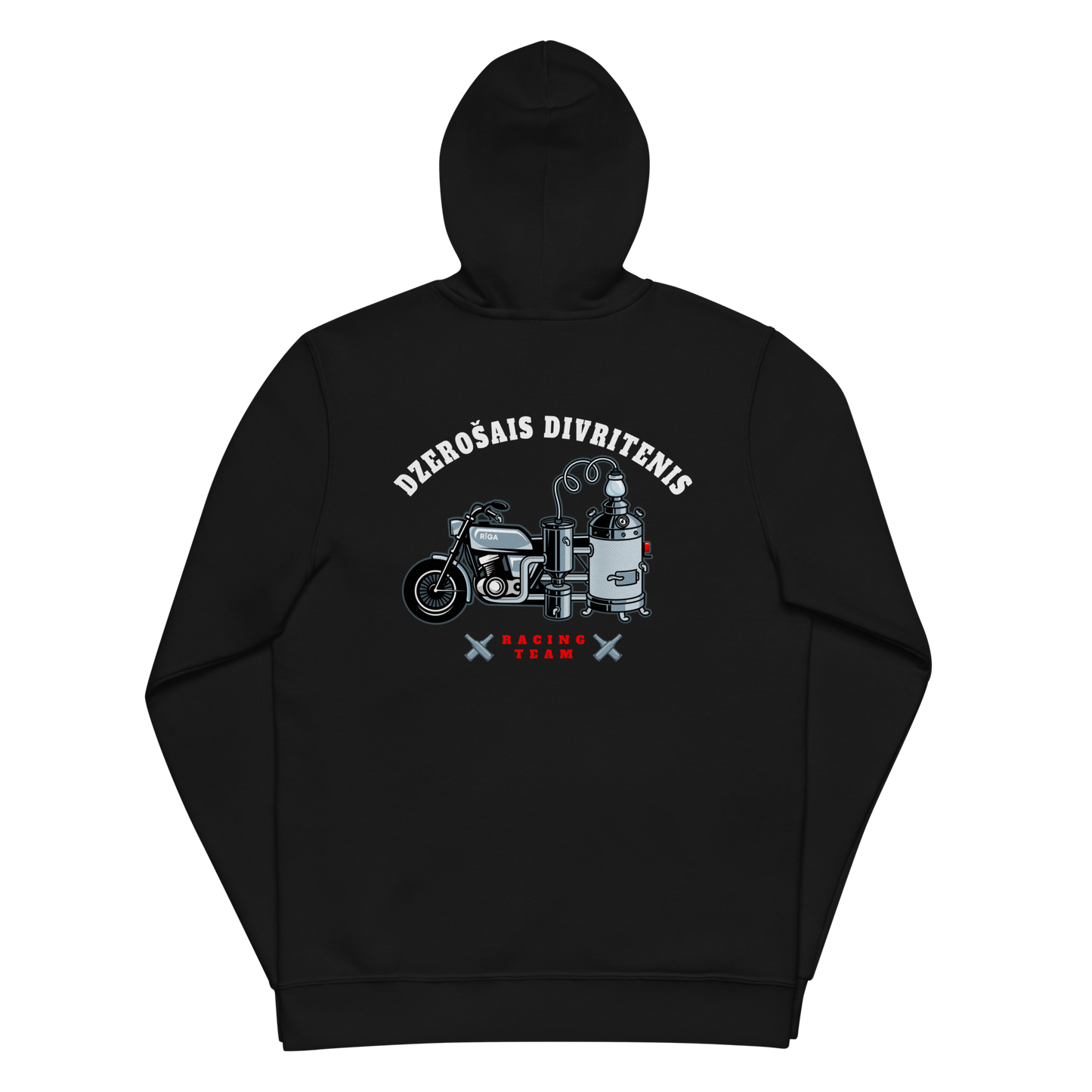 Divritenis Racing Team / Unisex Zip Hoodie (2 Side Print)