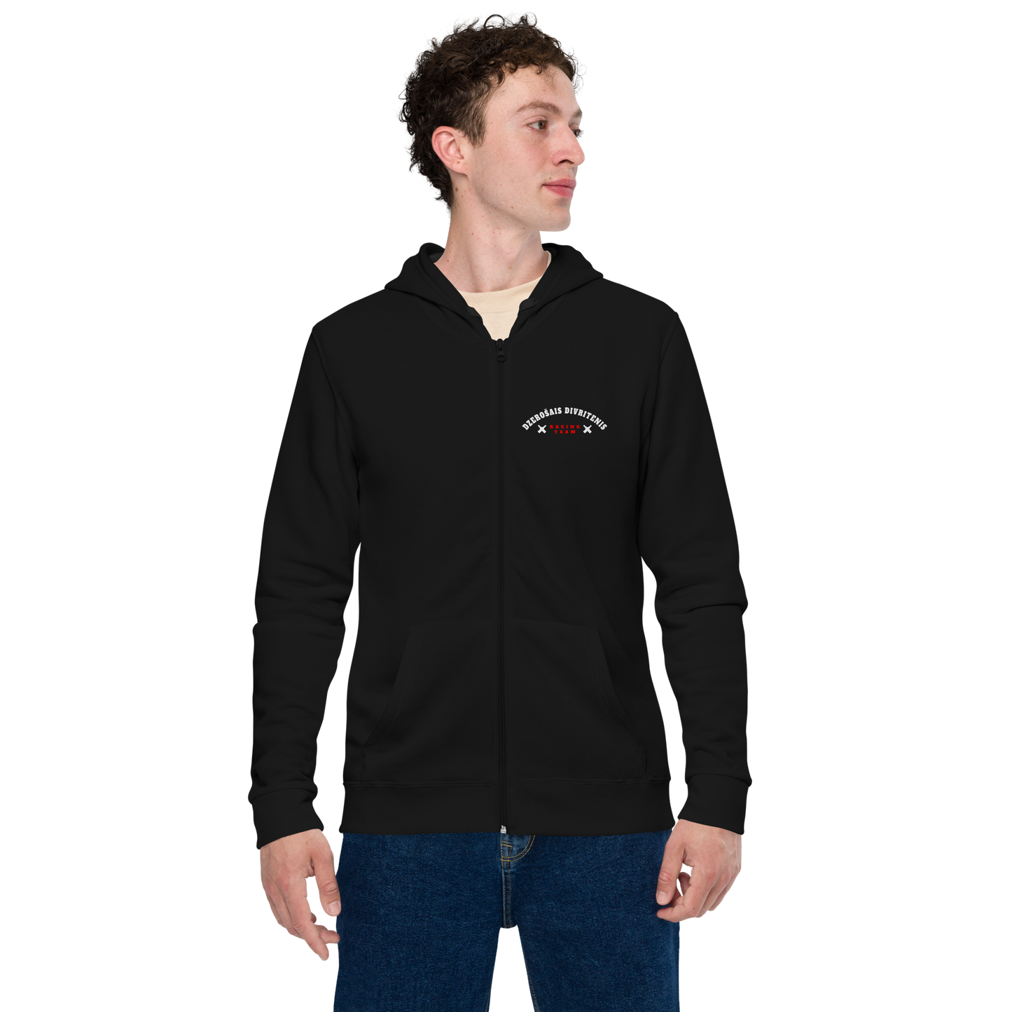 Divritenis Racing Team / Unisex Zip Hoodie (2 Side Print)