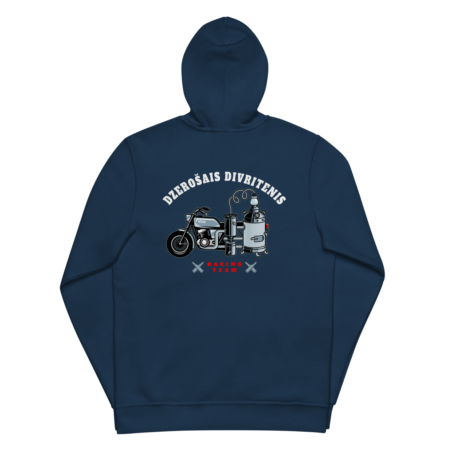 Divritenis Racing Team / Unisex Zip Hoodie (2 Side Print)