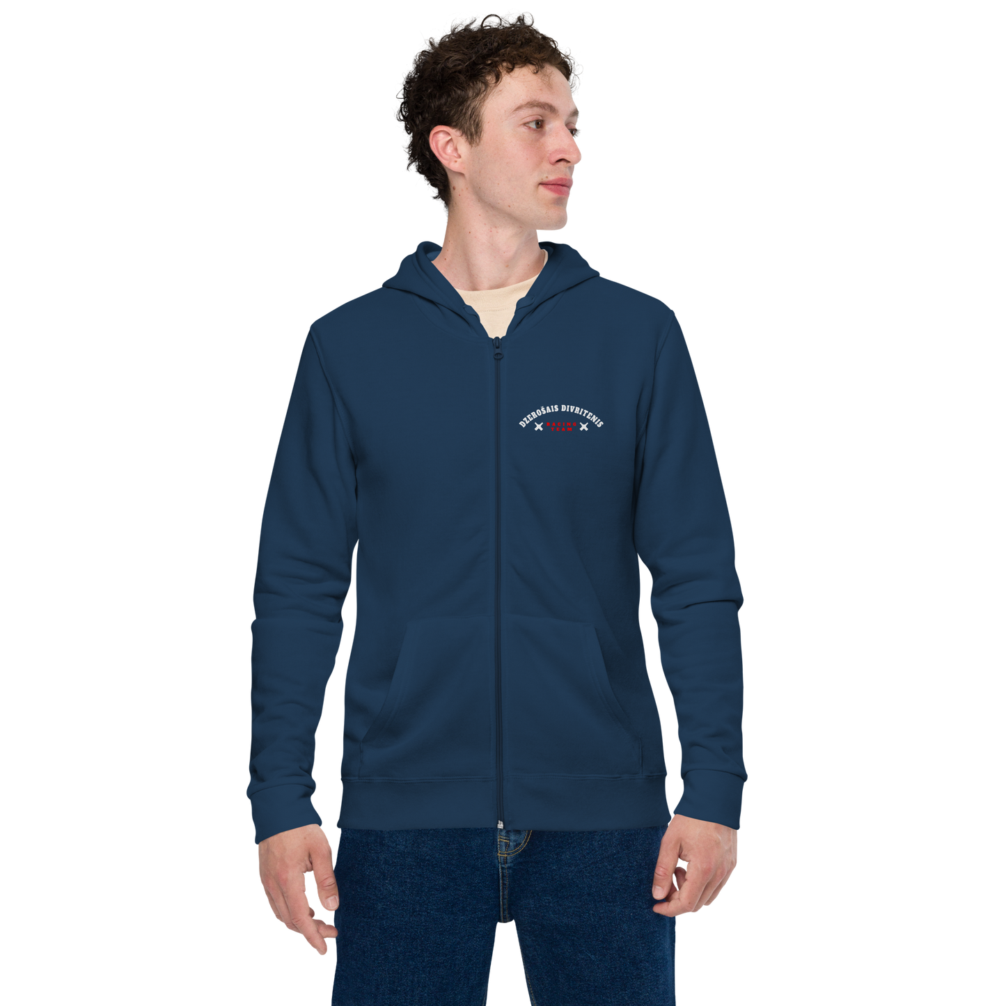 Divritenis Racing Team / Unisex Zip Hoodie (2 Side Print)