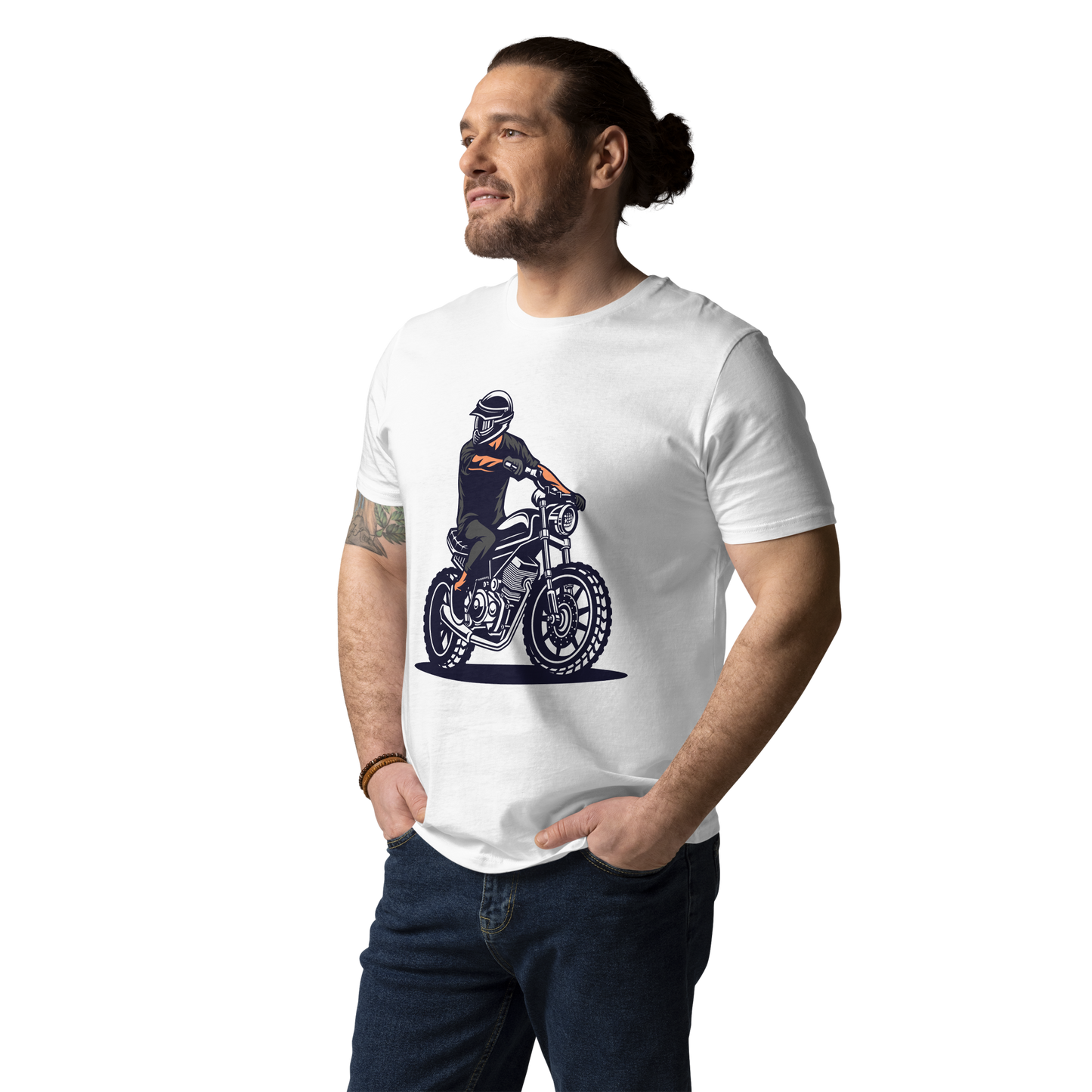 Custom Motorcycle Rider / Premium Unisex T-shirt