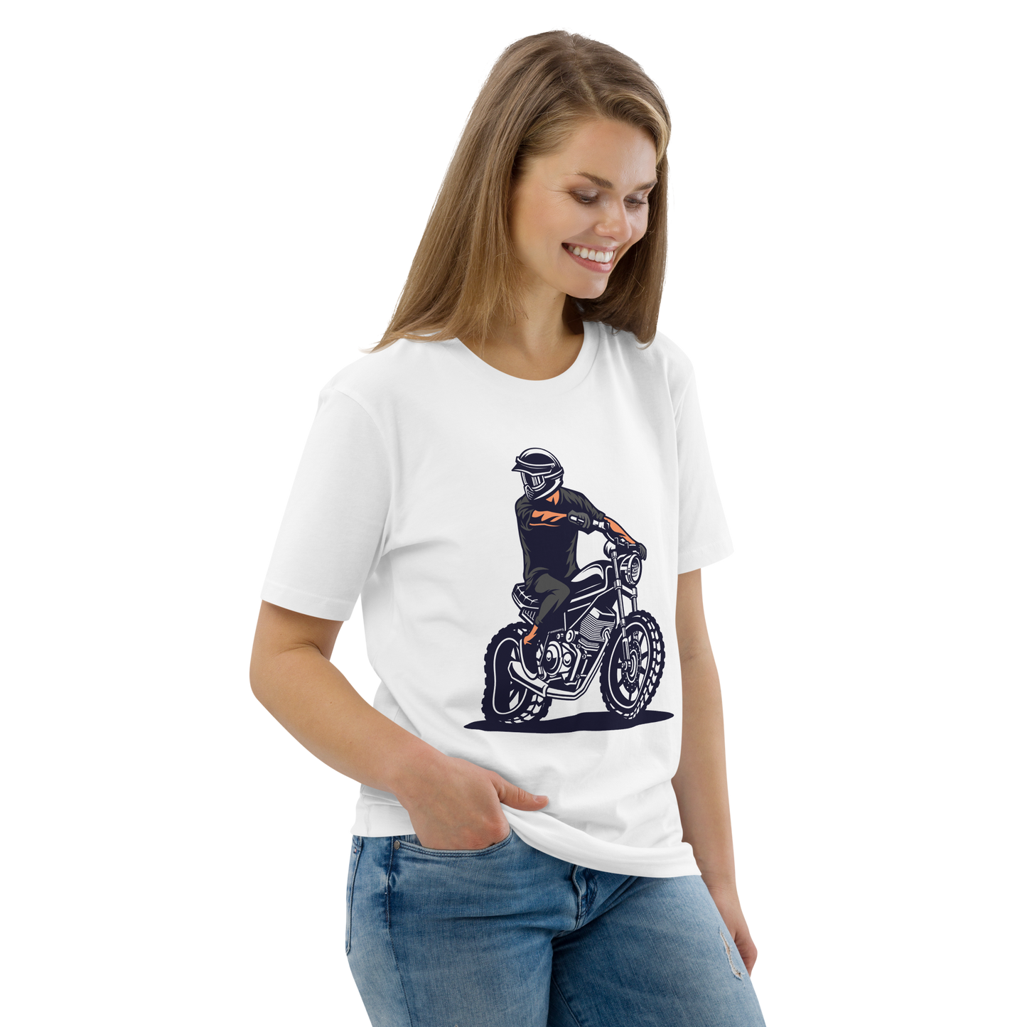 Custom Motorcycle Rider / Premium Unisex T-shirt