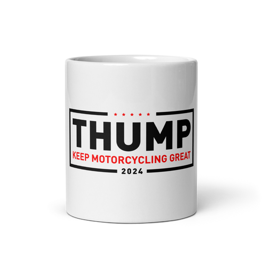 Keep Motorcycling Great 2024 / Glossy White Mug