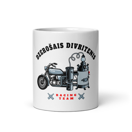 Divritenis Racing Team / White Glossy Mug