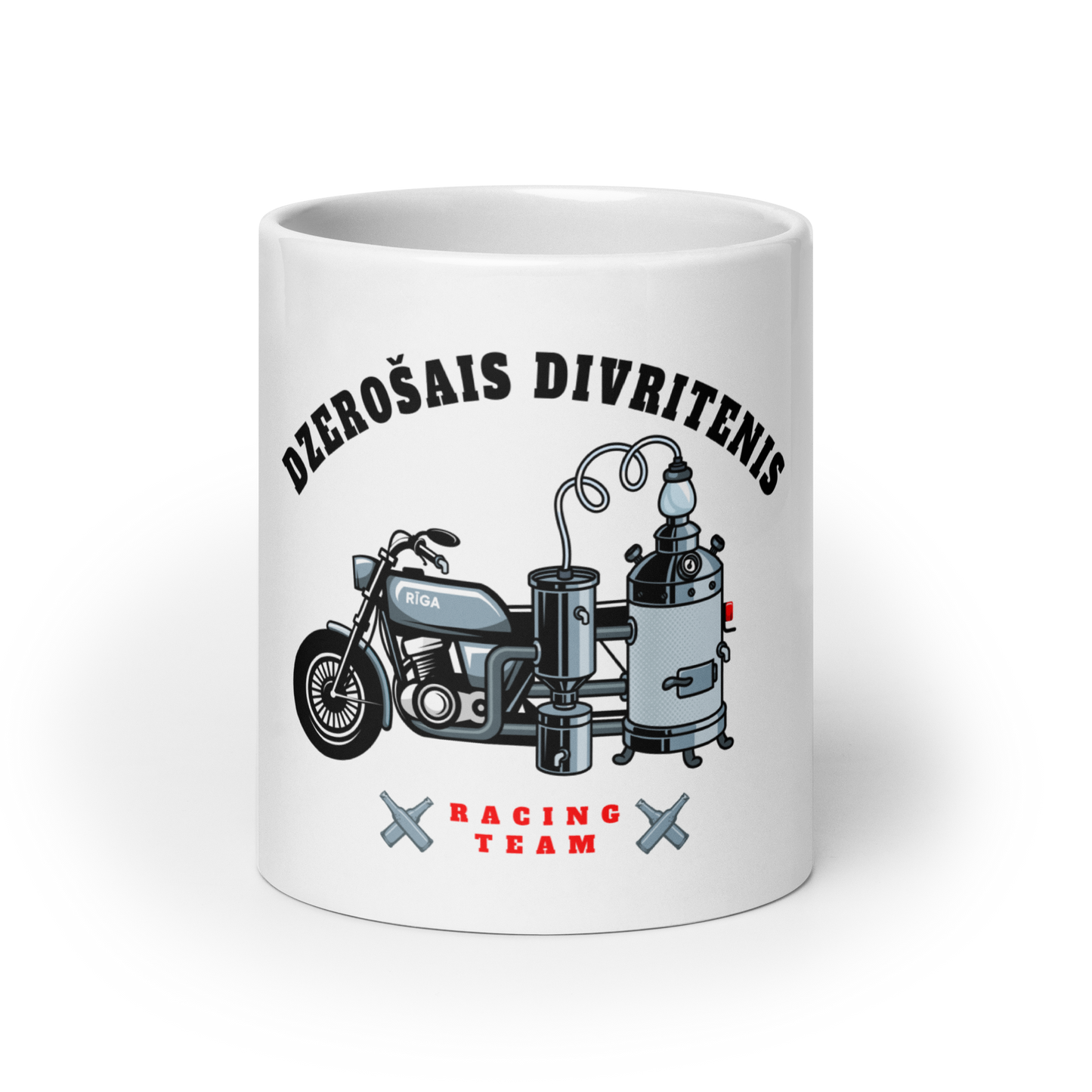 Divritenis Racing Team / White Glossy Mug