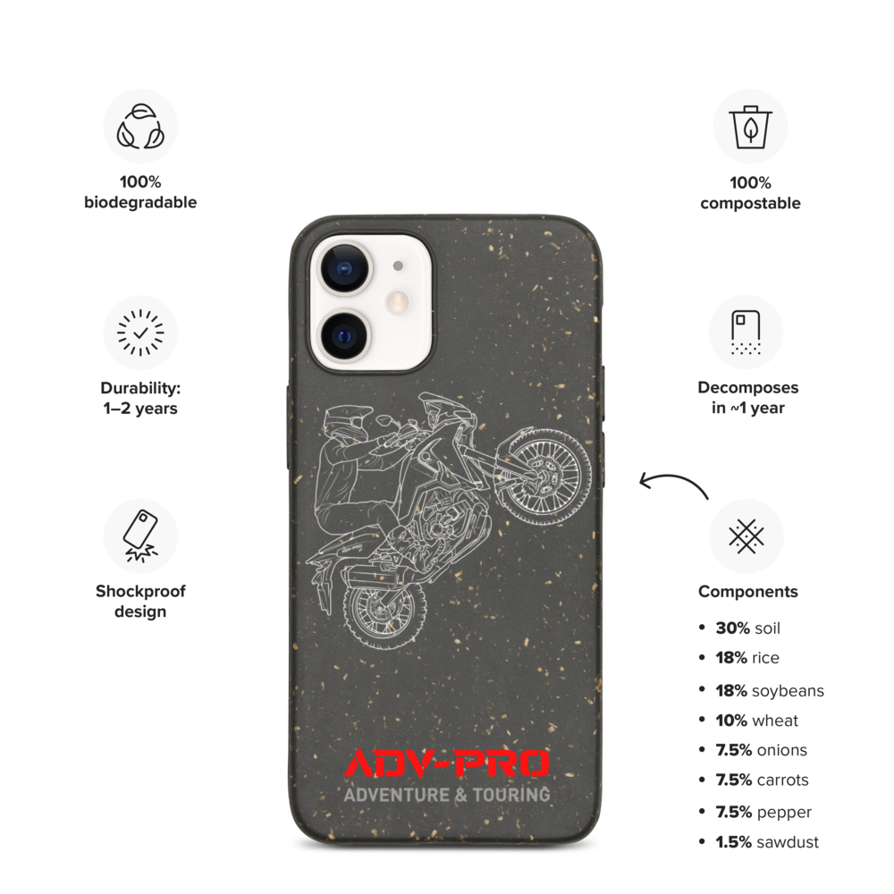 Apple iPhone Eco Biodegradable Case / Africa Twin Jump