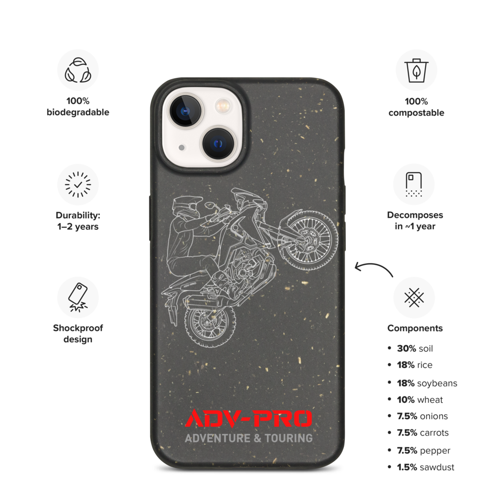 Apple iPhone Eco Biodegradable Case / Africa Twin Jump