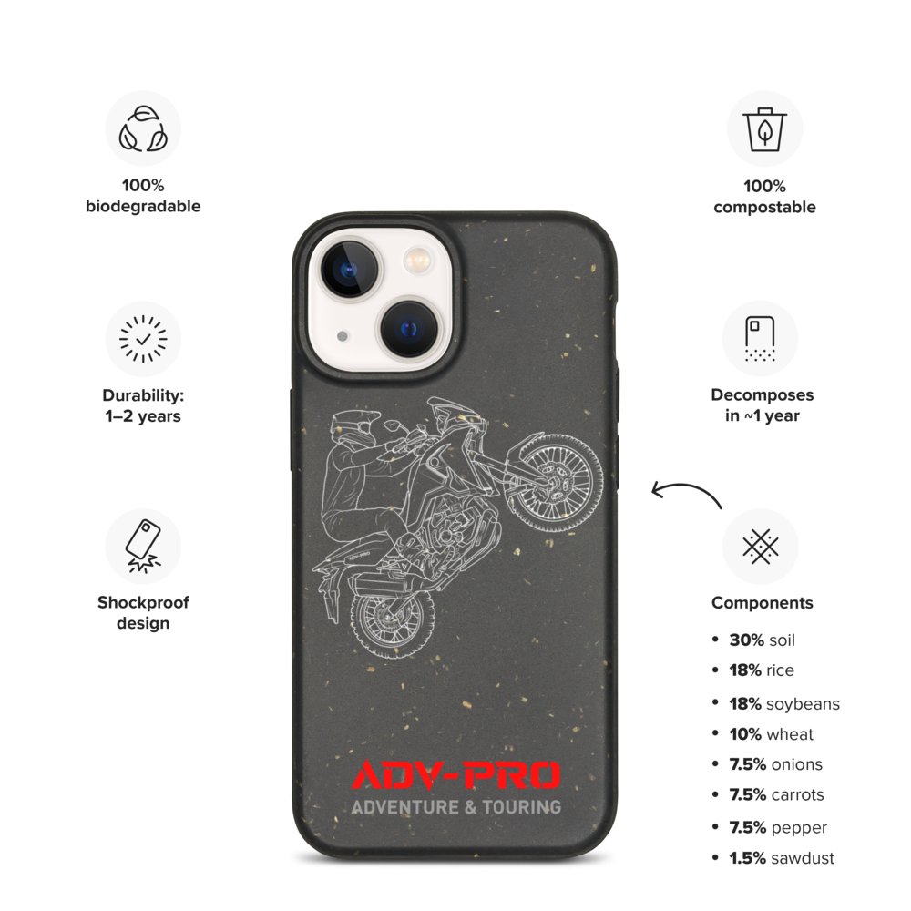 Apple iPhone Eco Biodegradable Case / Africa Twin Jump