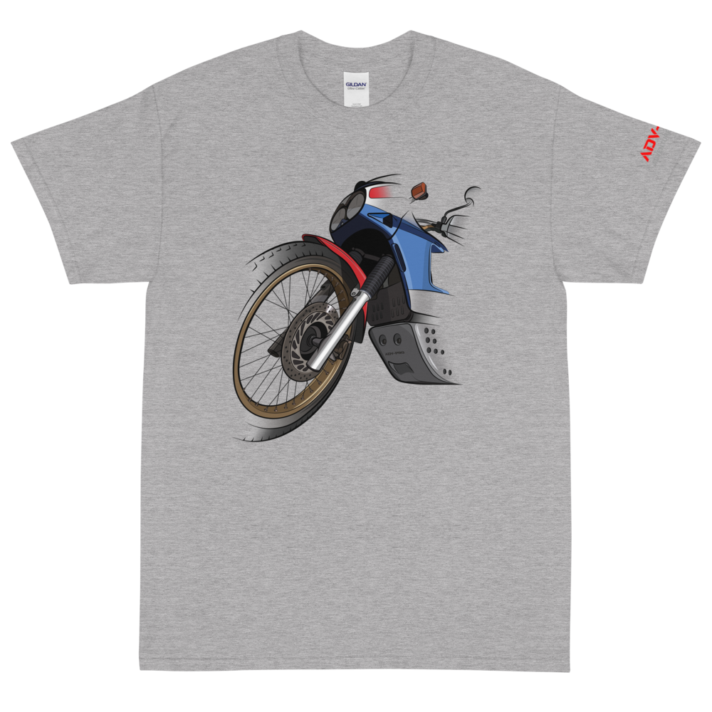 Honda XRV 650 Africa Twin Classic Tricolor / Thick Cotton T-Shirt