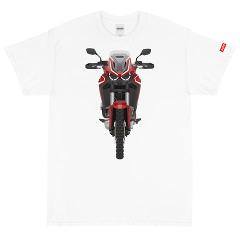 Honda Africa Twin CRF1100 Red / Thick Cotton T-Shirt