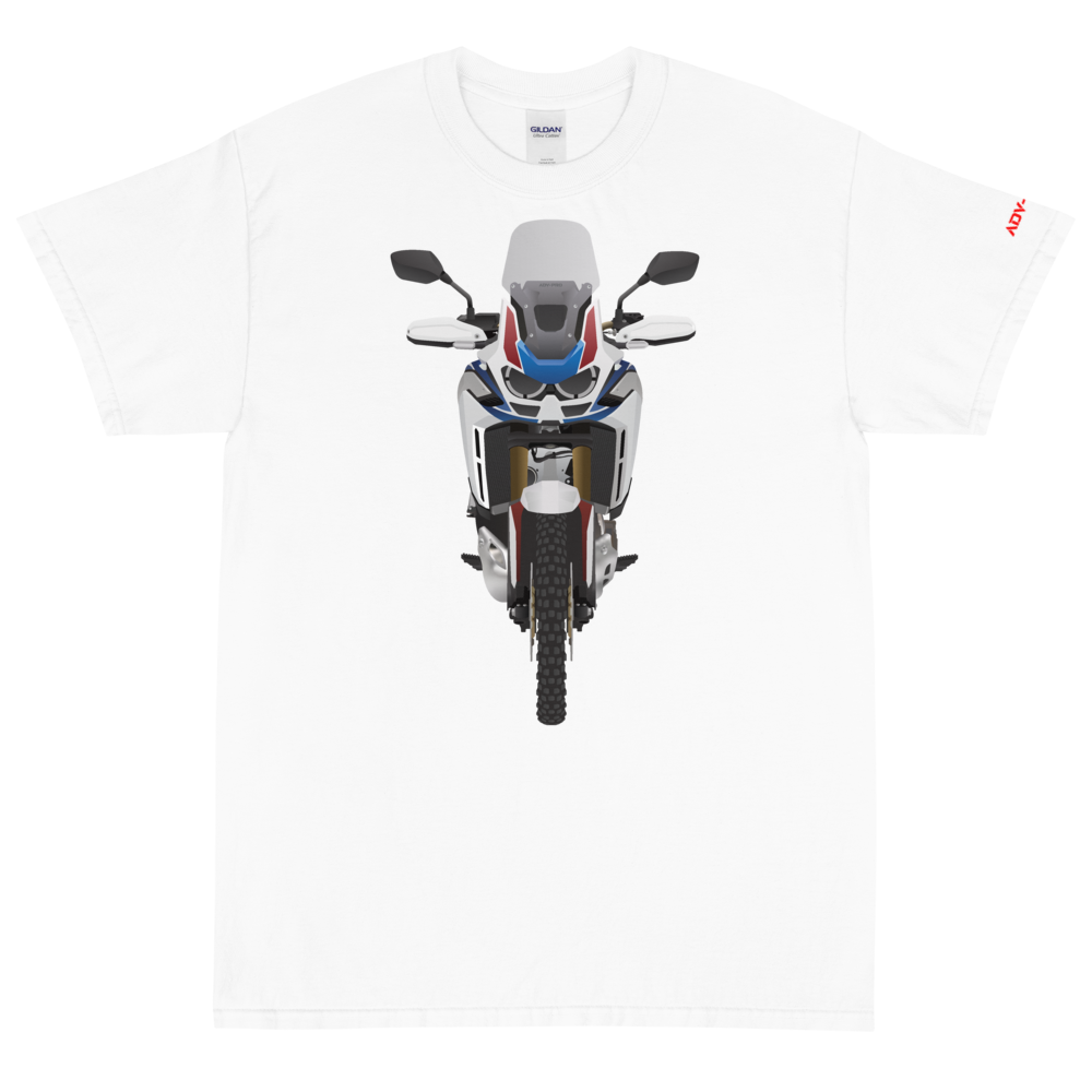 Honda Africa Twin CRF1100 Adventure Sports Tricolor / Thick Cotton T-Shirt