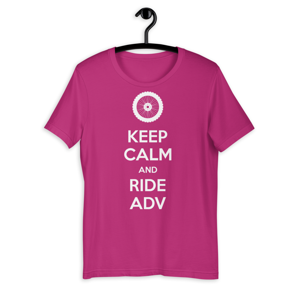 Keep Calm and Ride ADV / Premium Soft Unisex T-shirt