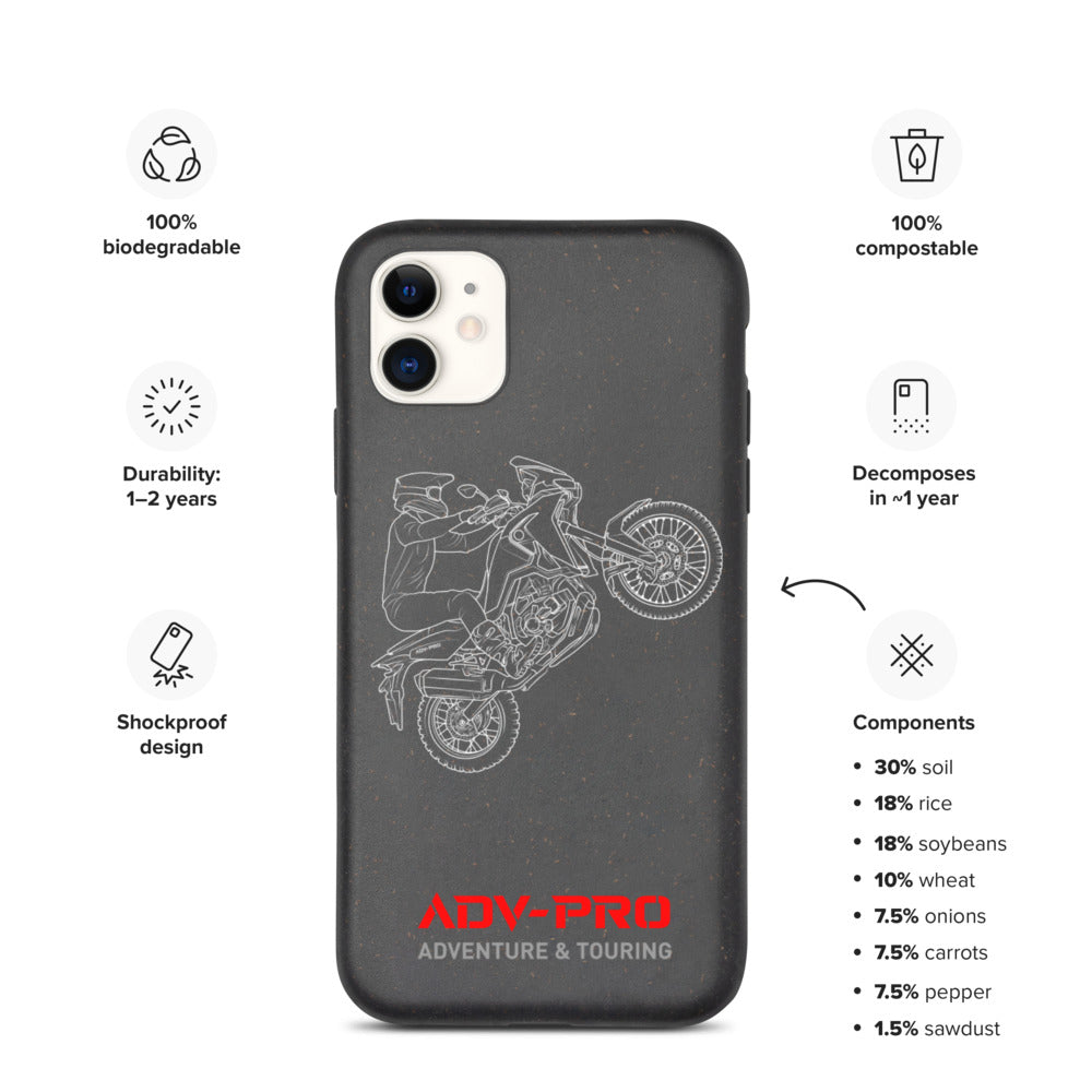 Apple iPhone Eco Biodegradable Case / Africa Twin Jump