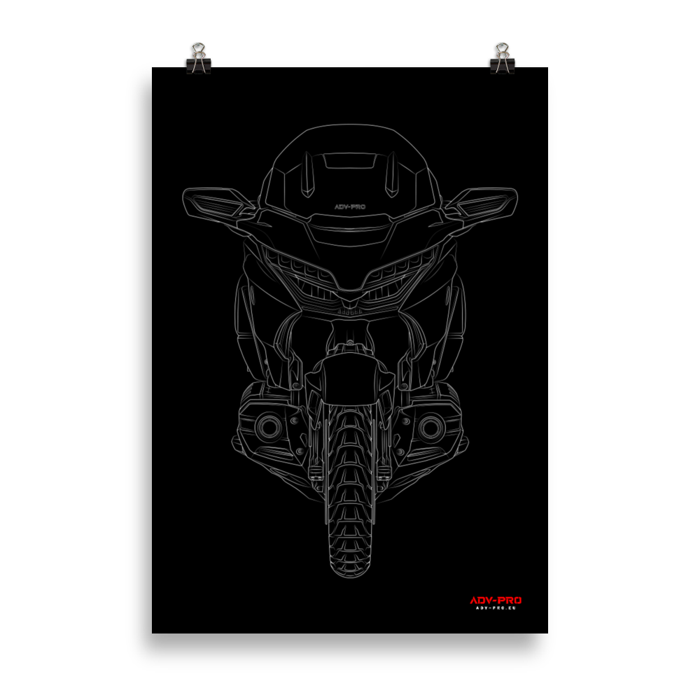 Honda Gold Wing Blueprint Poster