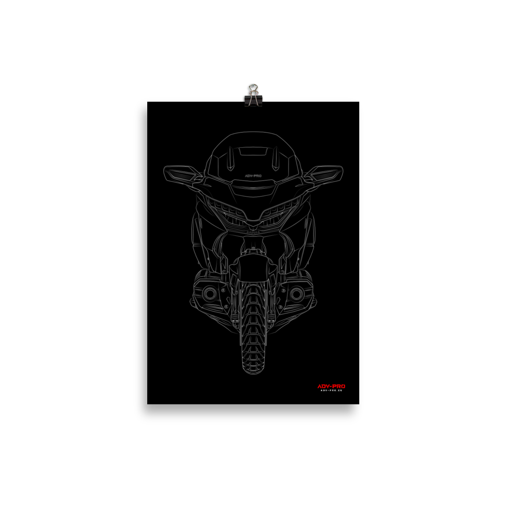 Honda Gold Wing Blueprint Poster