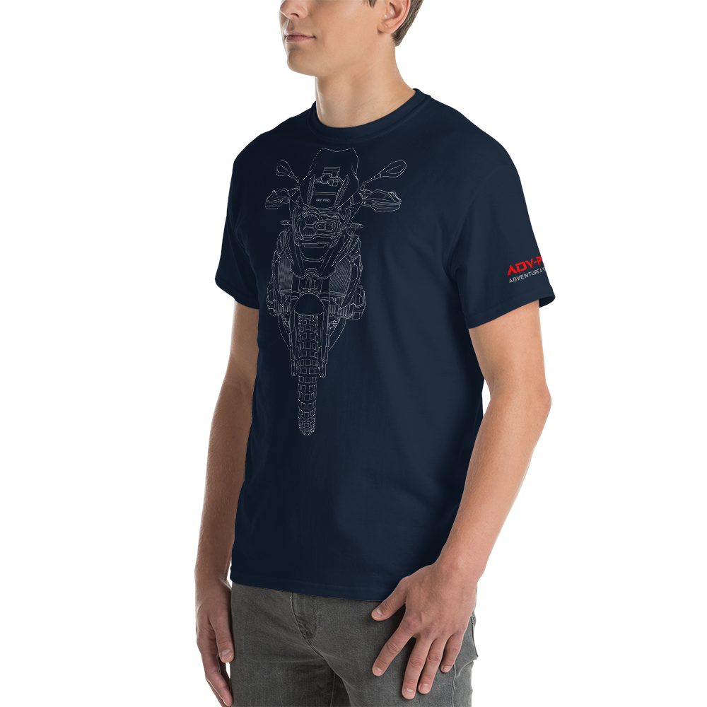 BMW R1250 GS Adventure Blueprint / Thick Cotton T-Shirt