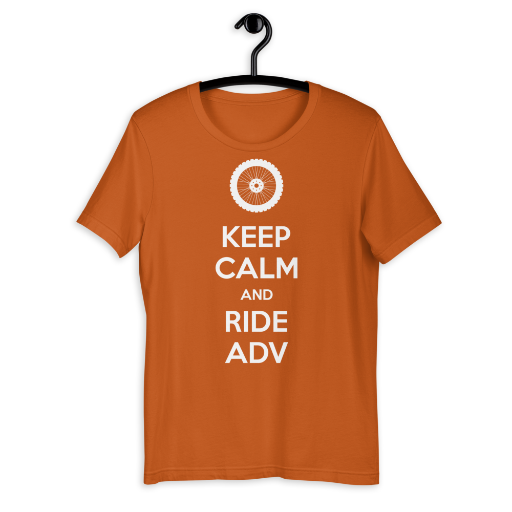 Keep Calm and Ride ADV / Premium Soft Unisex T-shirt