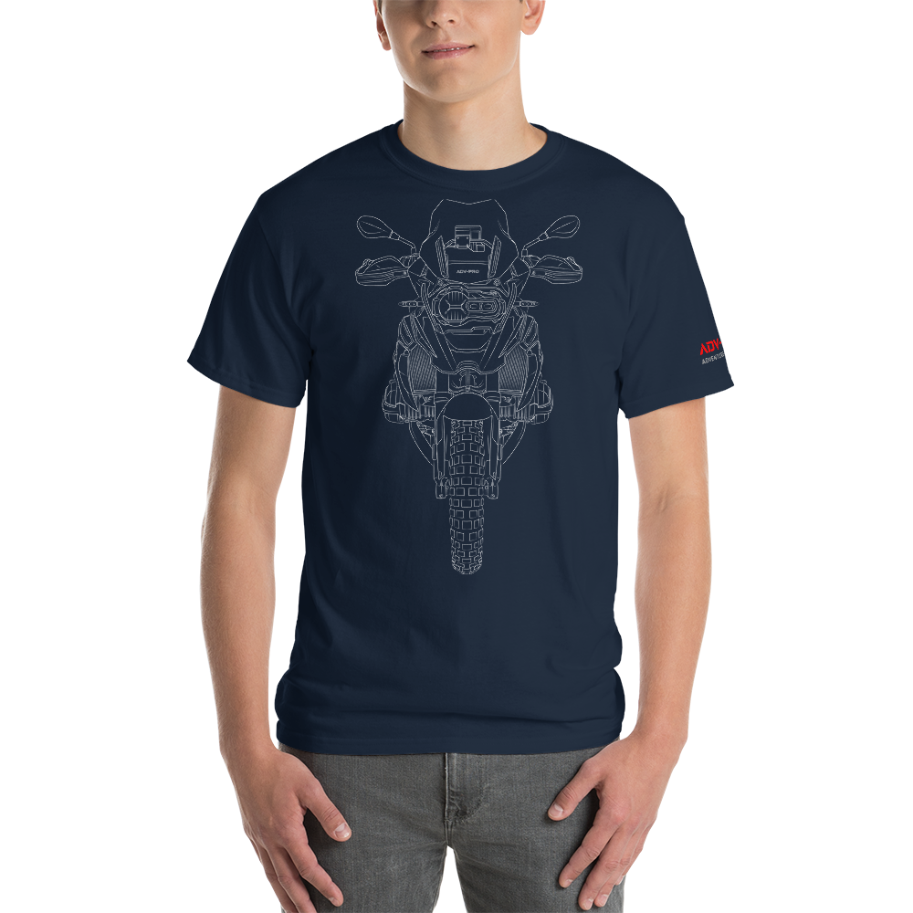 BMW R1250 GS Adventure Blueprint / Thick Cotton T-Shirt