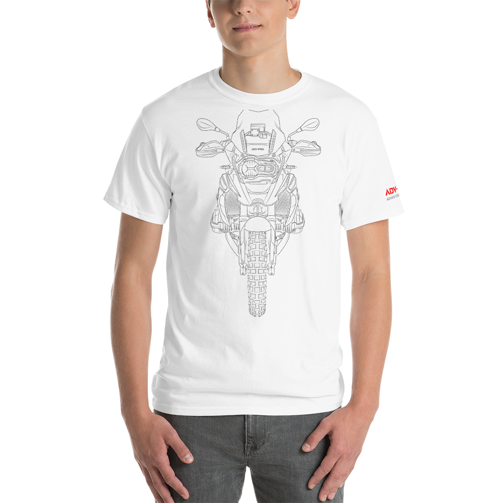 BMW R1250 GS Adventure Blueprint / Thick Cotton T-Shirt