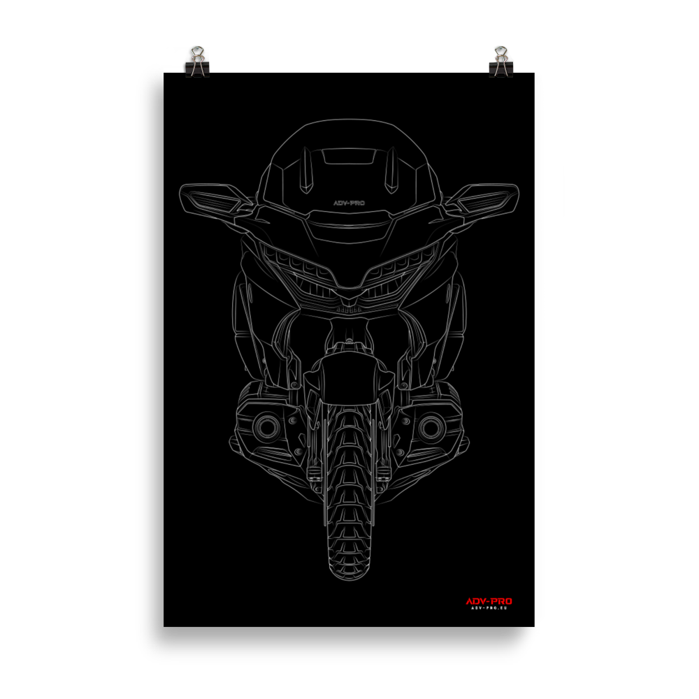 Honda Gold Wing Blueprint Poster