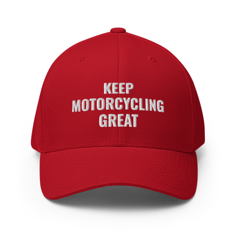 Keep Motorcycling Great / Structured Twill Cap