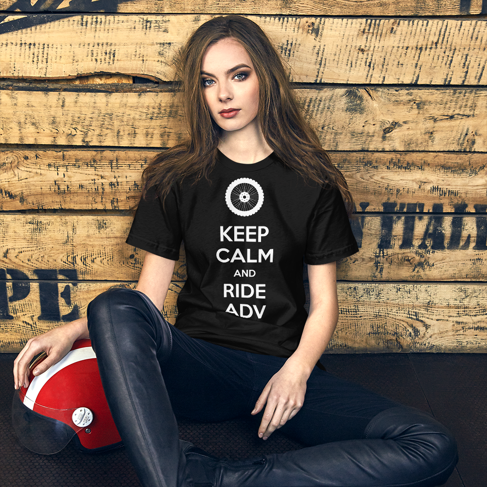 Keep Calm and Ride ADV / Premium Soft Unisex T-shirt