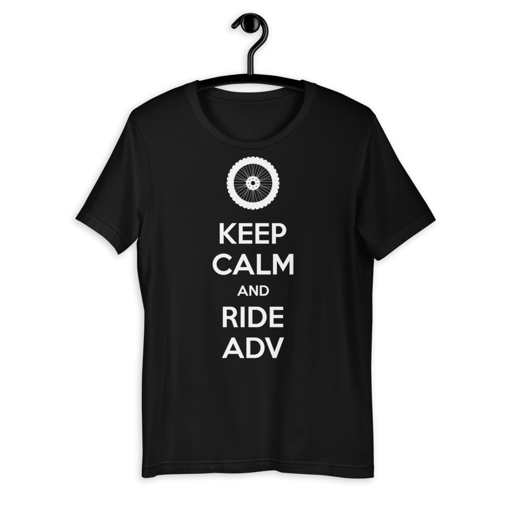 Keep Calm and Ride ADV / Premium Soft Unisex T-shirt