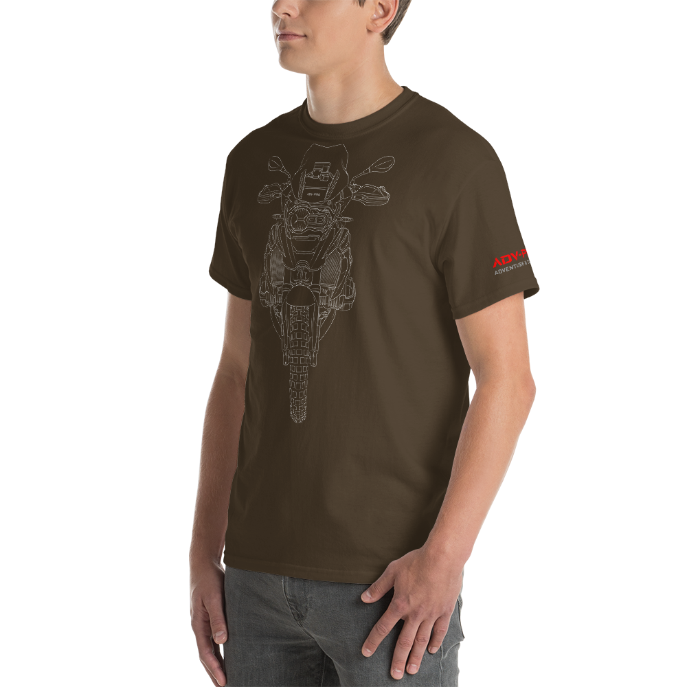 BMW R1250 GS Adventure Blueprint / Thick Cotton T-Shirt