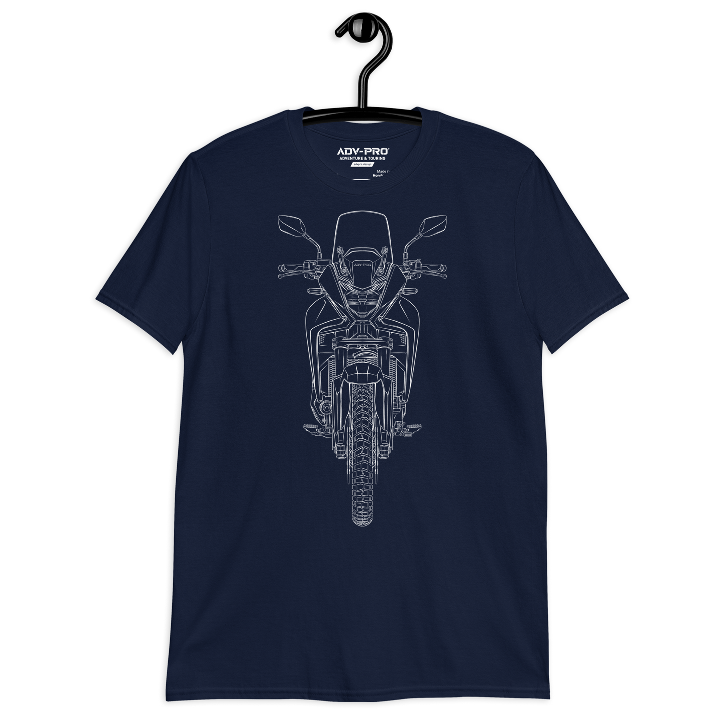 Honda XL750 Transalp Front View / Soft Cotton T-Shirt