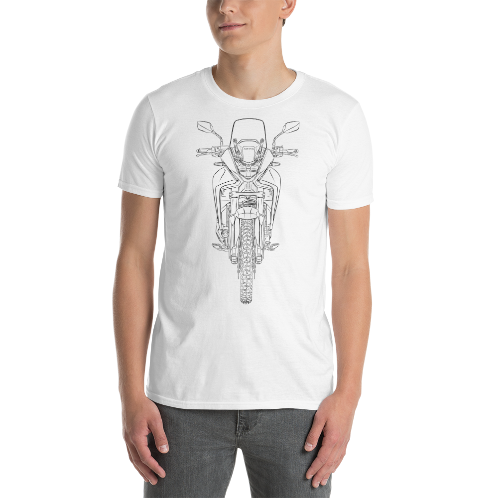 Honda XL750 Transalp Front View / Soft Cotton T-Shirt