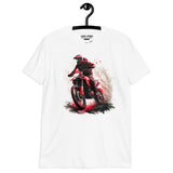 Art Series / Red Adventure Motorcycle / Soft Cotton T-Shirt
