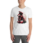 Art Series / Red Adventure Motorcycle / Soft Cotton T-Shirt