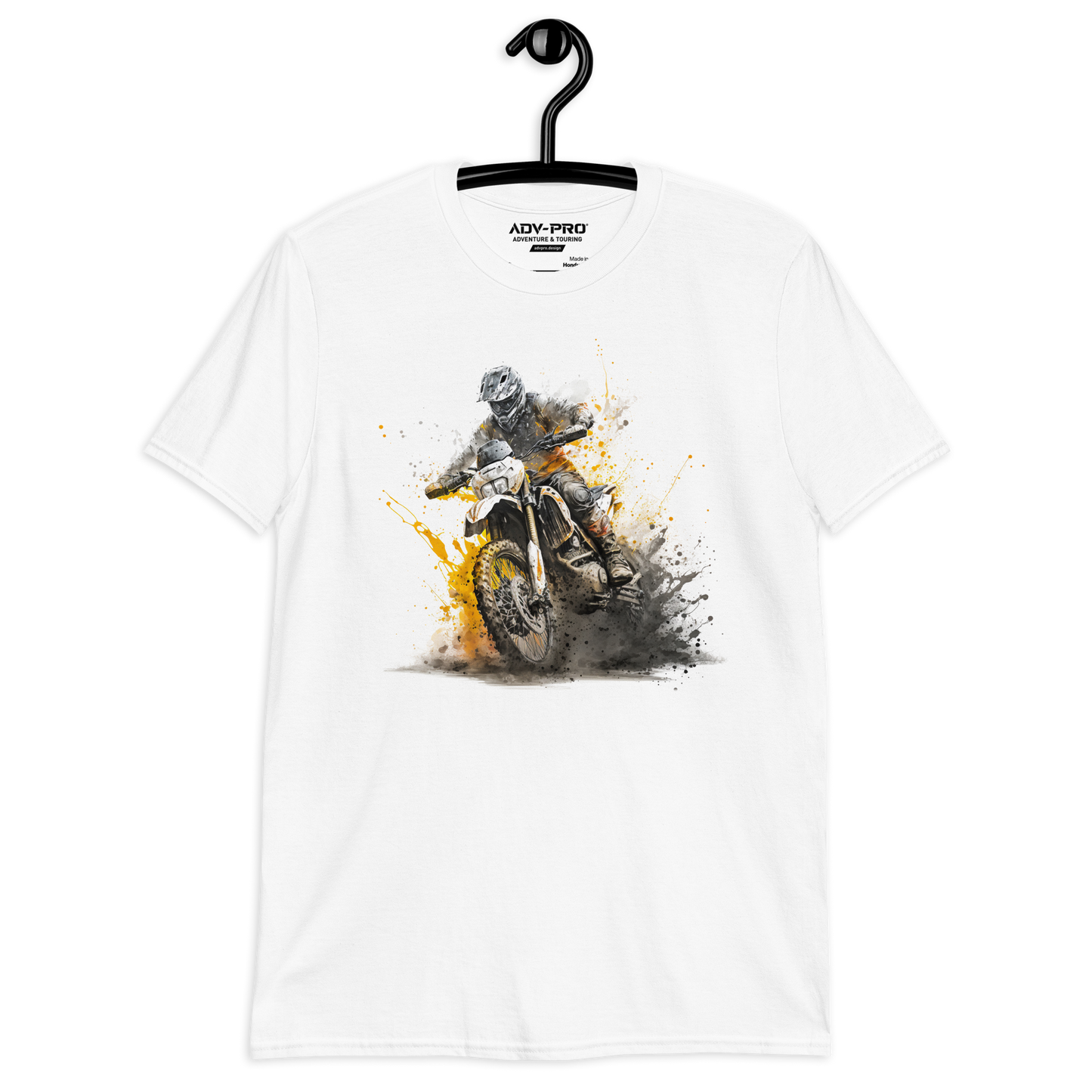 Art Series / Adventure Motorcycle Mud Riding / Soft Cotton T-Shirt