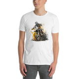 Mākslas sērija / Piedzīvojumu motociklu izjādes ar dubļiem / Mīkstas kokvilnas T-krekls
