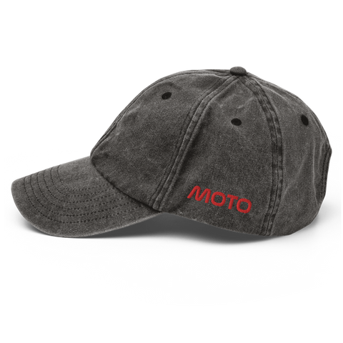 Vintage zema profila cepure / MOTO